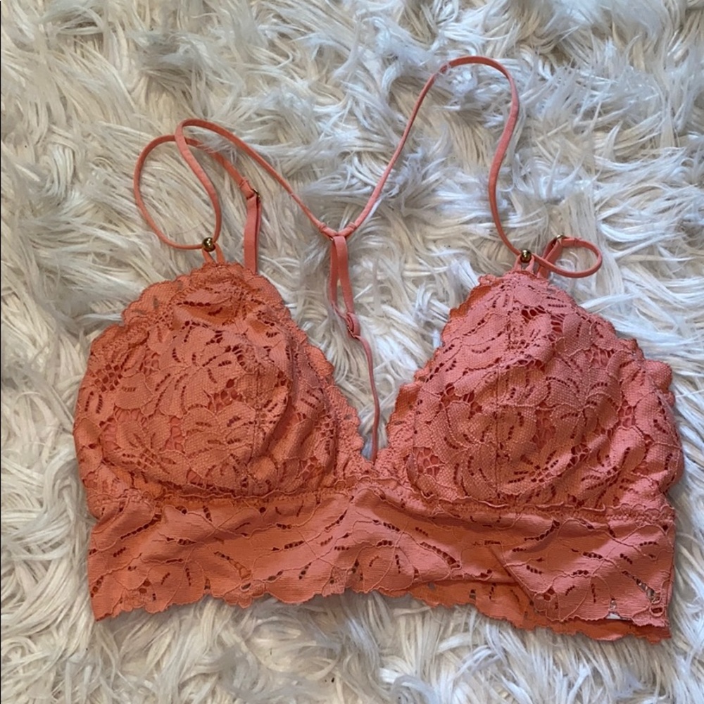NWOT Aerie coral bralette - Picture 1 of 3